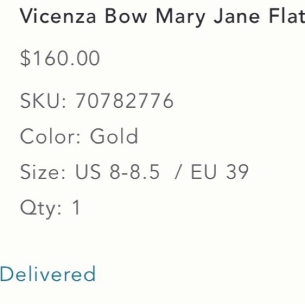 Gold Women's Ballet Flats - Picture 2 of 4